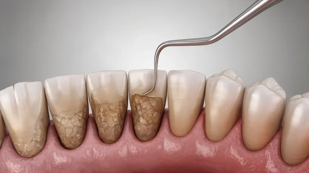 dientes con sarro